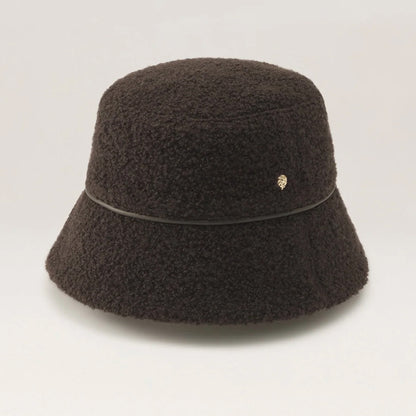 Seda Wool Blend Bucket - Chocolate