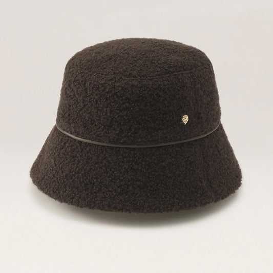 Seda Wool Blend Bucket - Chocolate