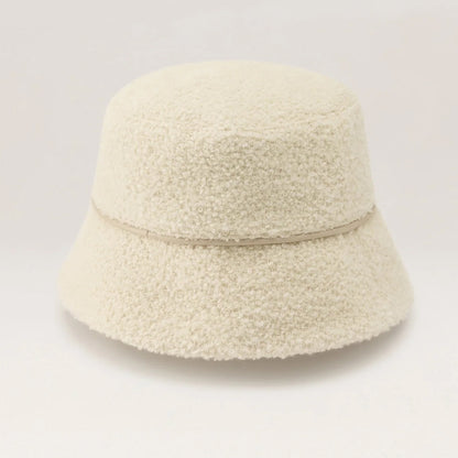 Seda Wool Blend Bucket - Cream