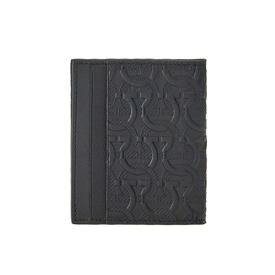 Gancini credit card holder - Black