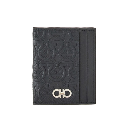Gancini credit card holder - Black