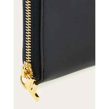 Continental wallet - Black/Cognac