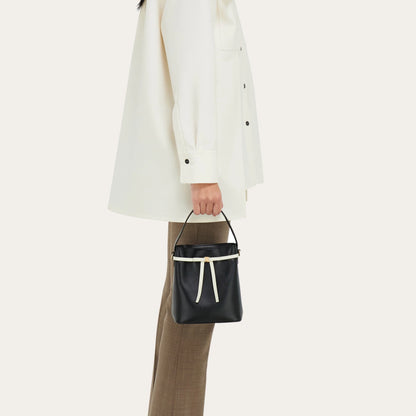 Mini Bow bucket bag