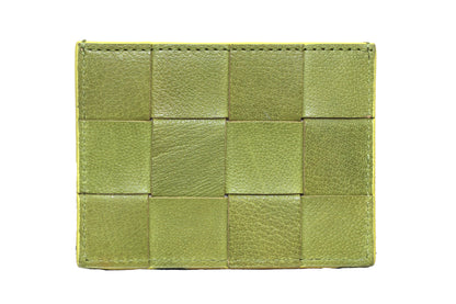 CHECK CARD HOLDER GREEN