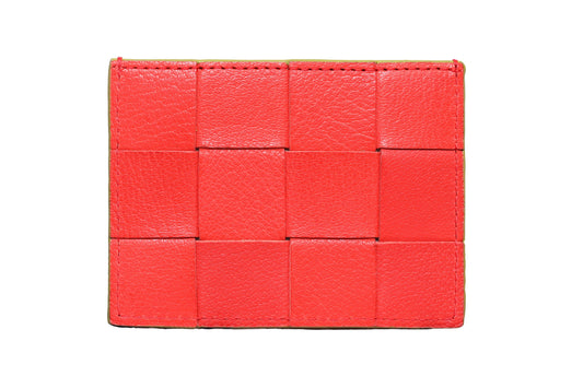 CHECK CARD HOLDER RED