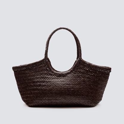 NANTUCKET BASKET BIG - DARK BROWN