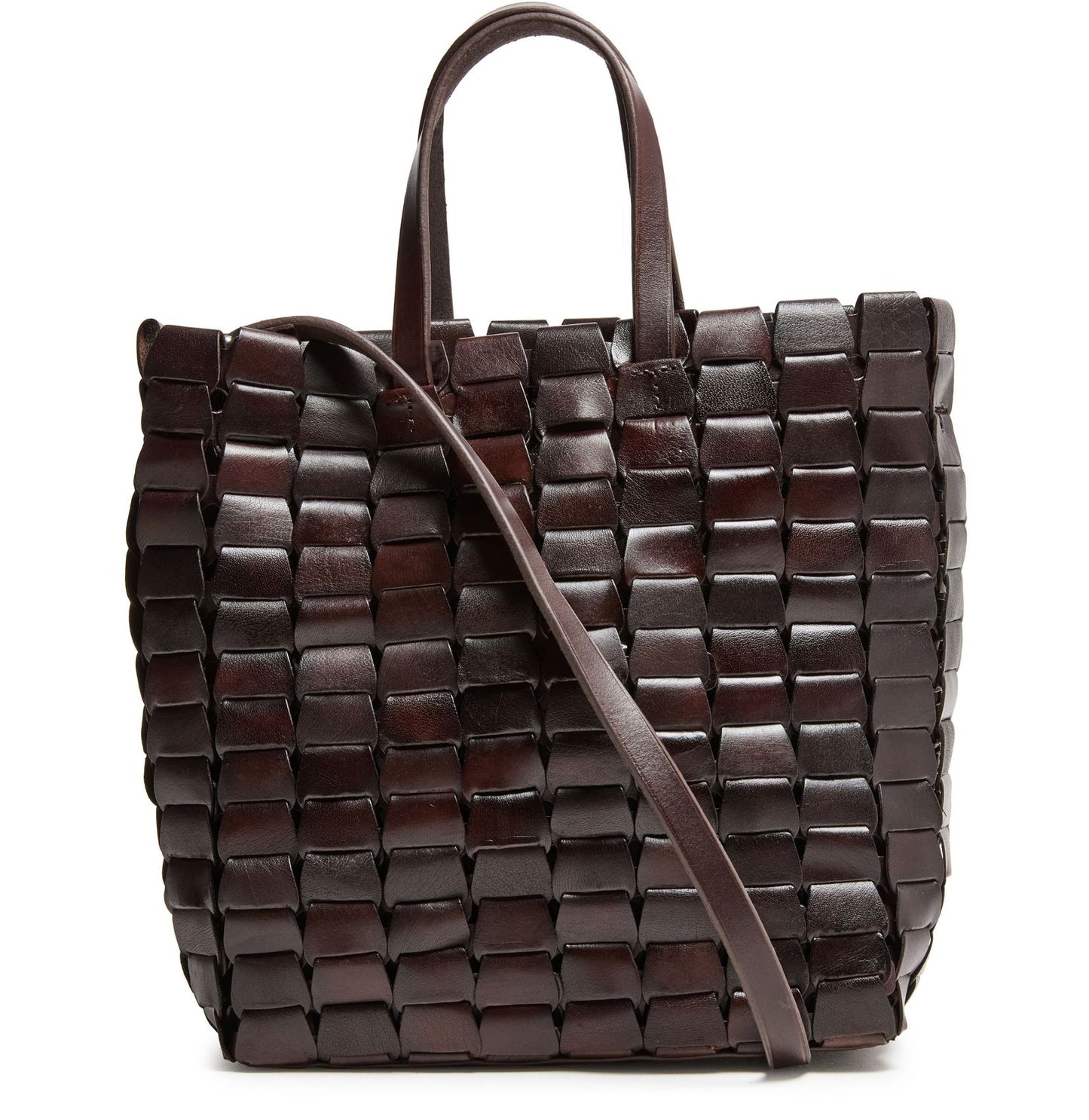 8960 LINK TOTE - DARK BROWN