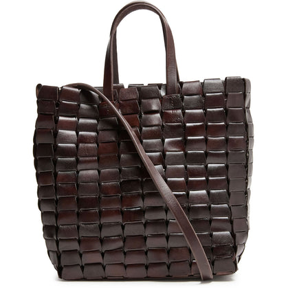 8960 LINK TOTE - DARK BROWN
