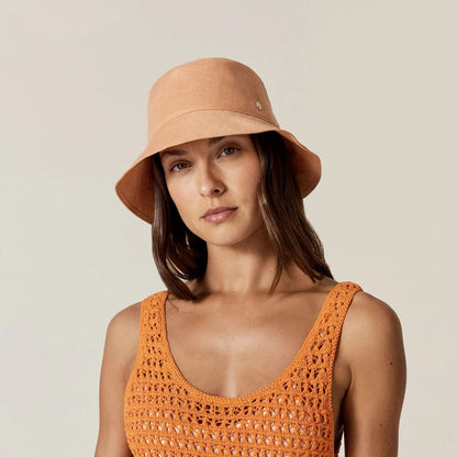 Delta Linen Bucket - Salmon