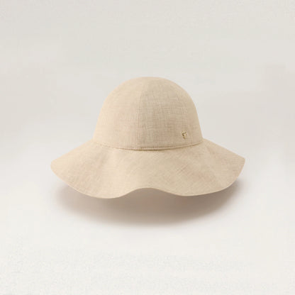 Nikini Linen Hat - Flax