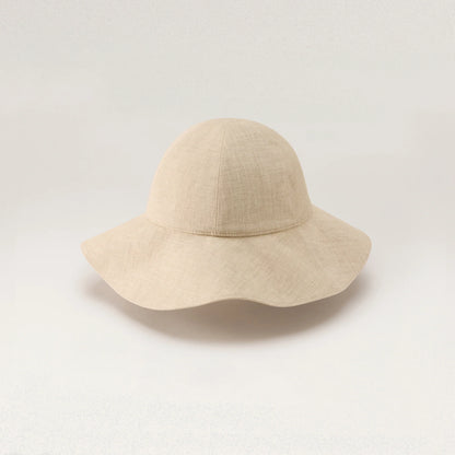 Nikini Linen Hat - Flax
