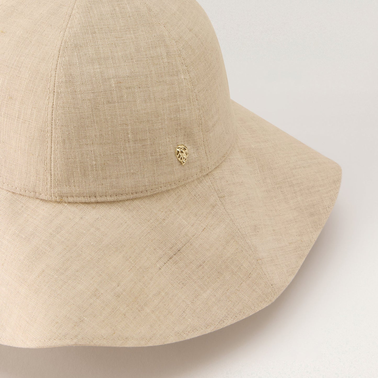 Nikini Linen Hat - Flax