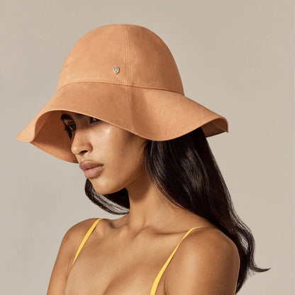 Nikini Linen Hat - Salmon