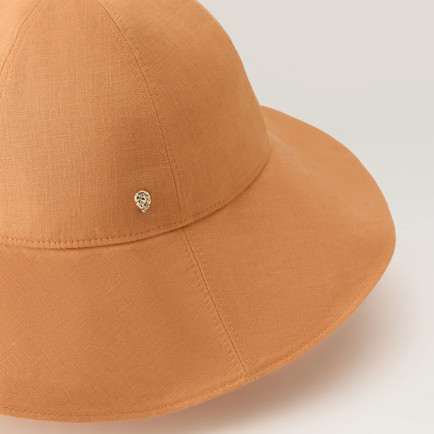 Nikini Linen Hat - Salmon
