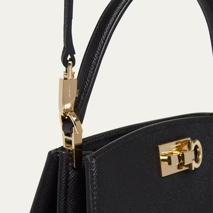 The New Studio Small Box Leather Top-Handle Bag