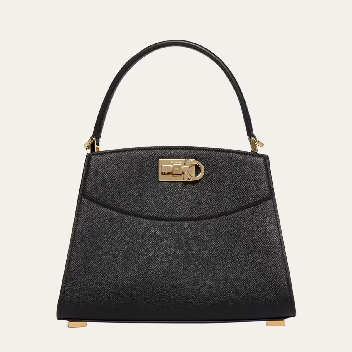 The New Studio Small Box Leather Top-Handle Bag