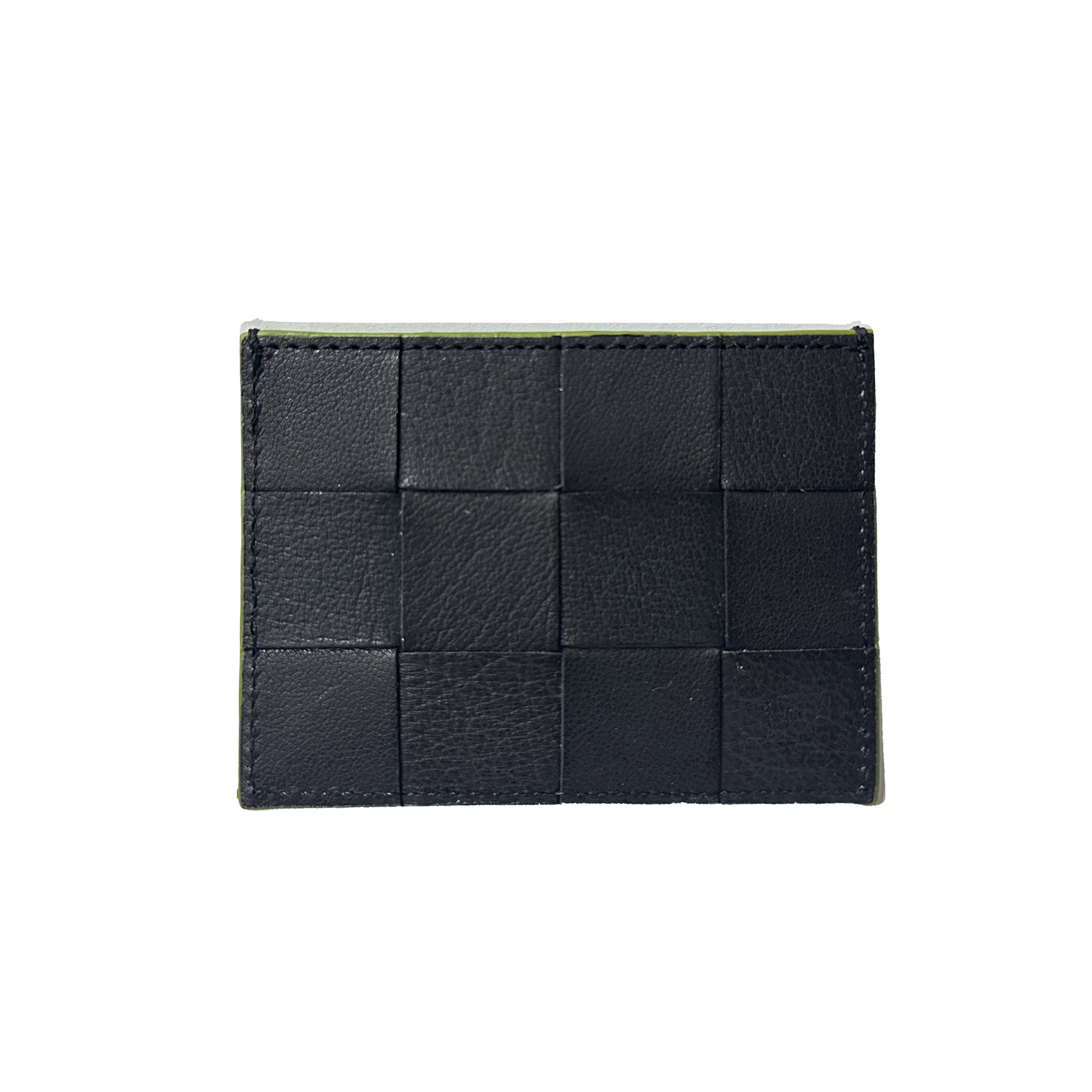 CHECK CARD HOLDER BLACK