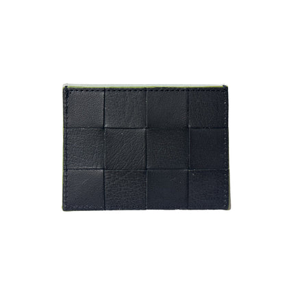 CHECK CARD HOLDER BLACK