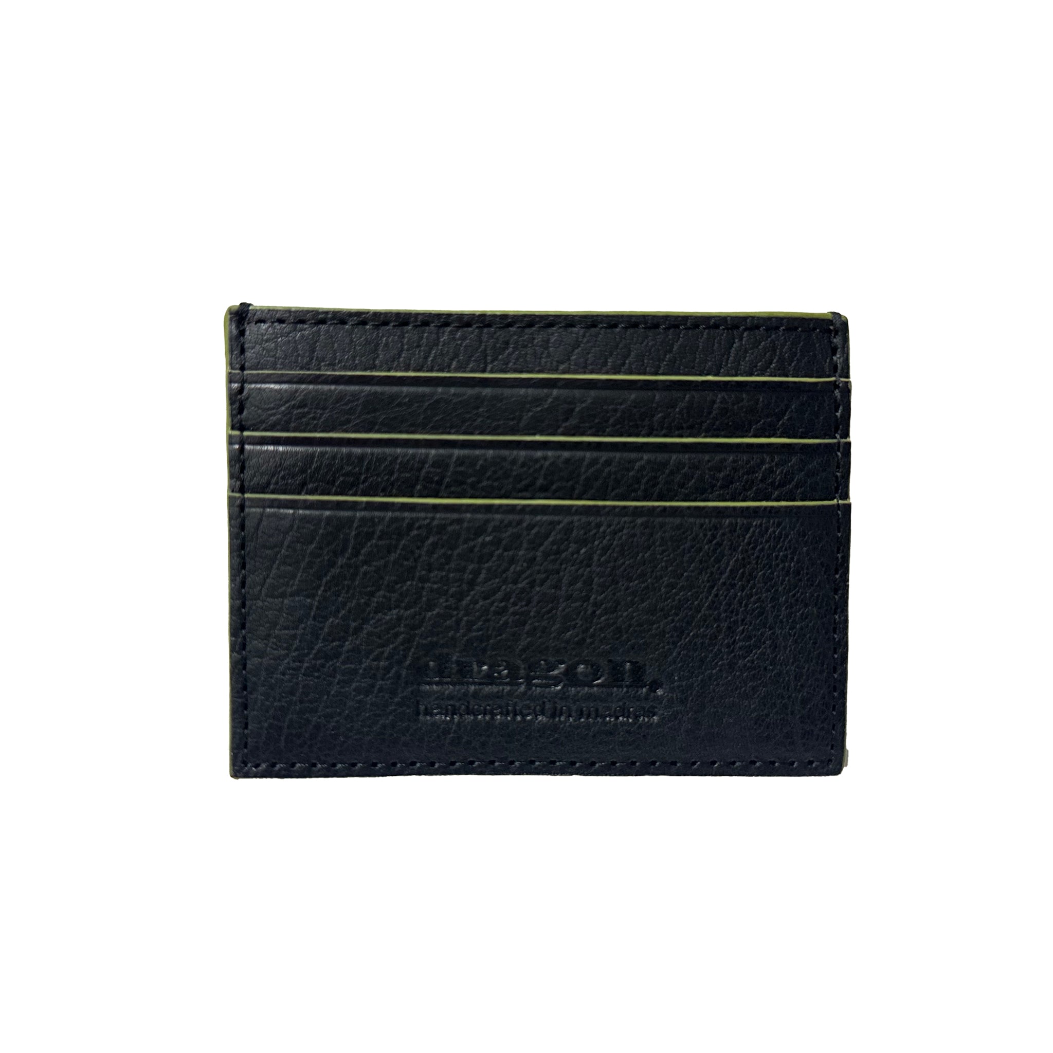 CHECK CARD HOLDER BLACK