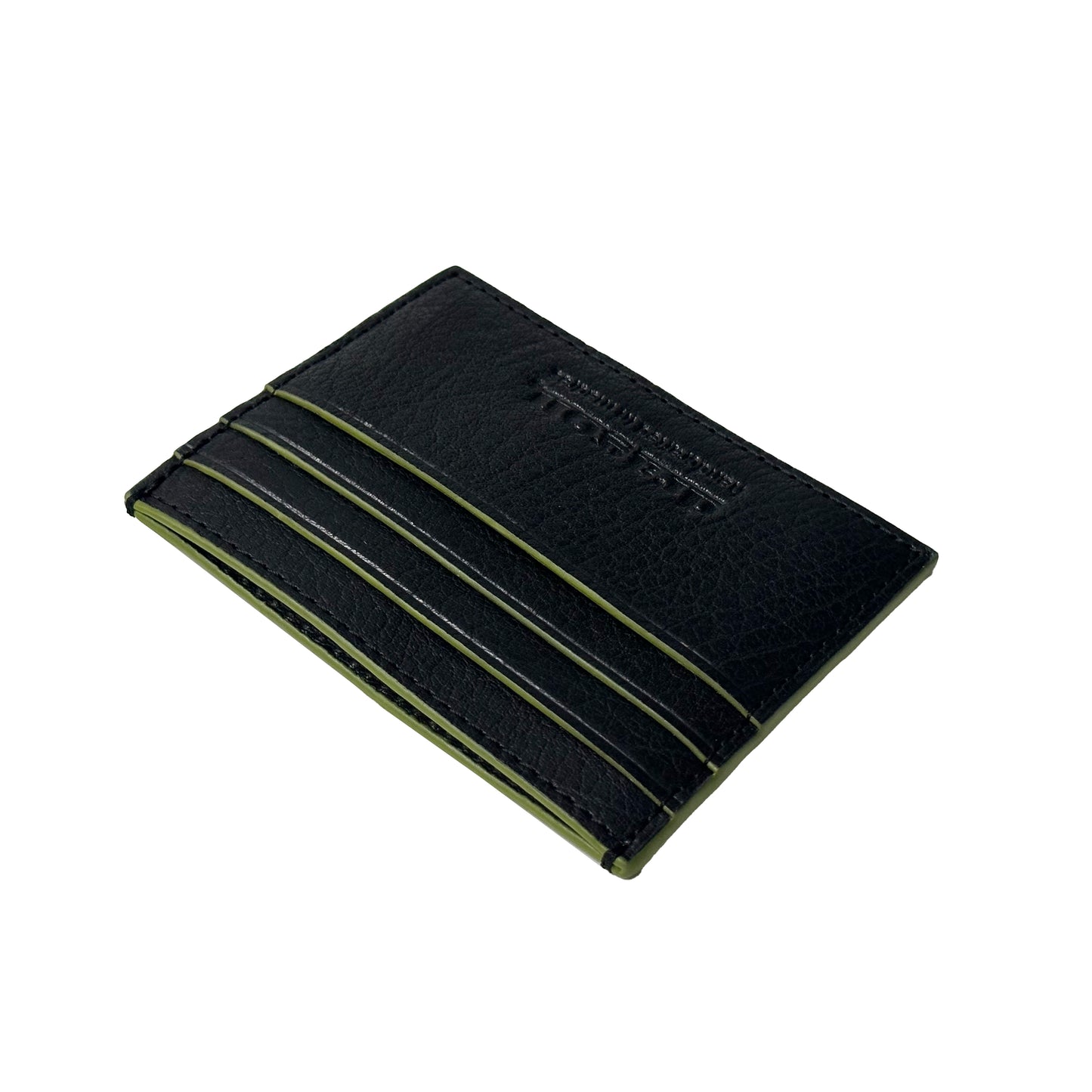 CHECK CARD HOLDER BLACK
