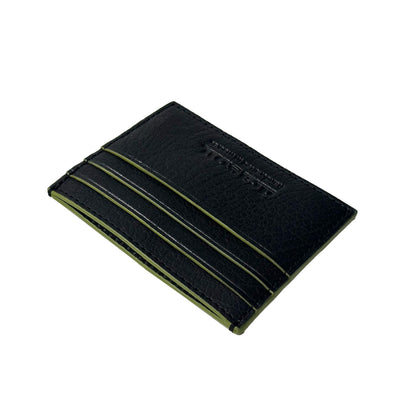 CHECK CARD HOLDER BLACK