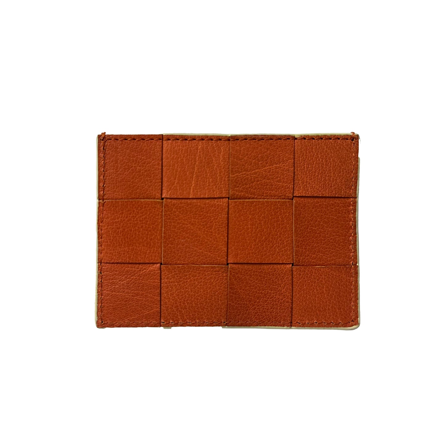 CHECK CARD HOLDER ORANGE  ON SALE 20%
