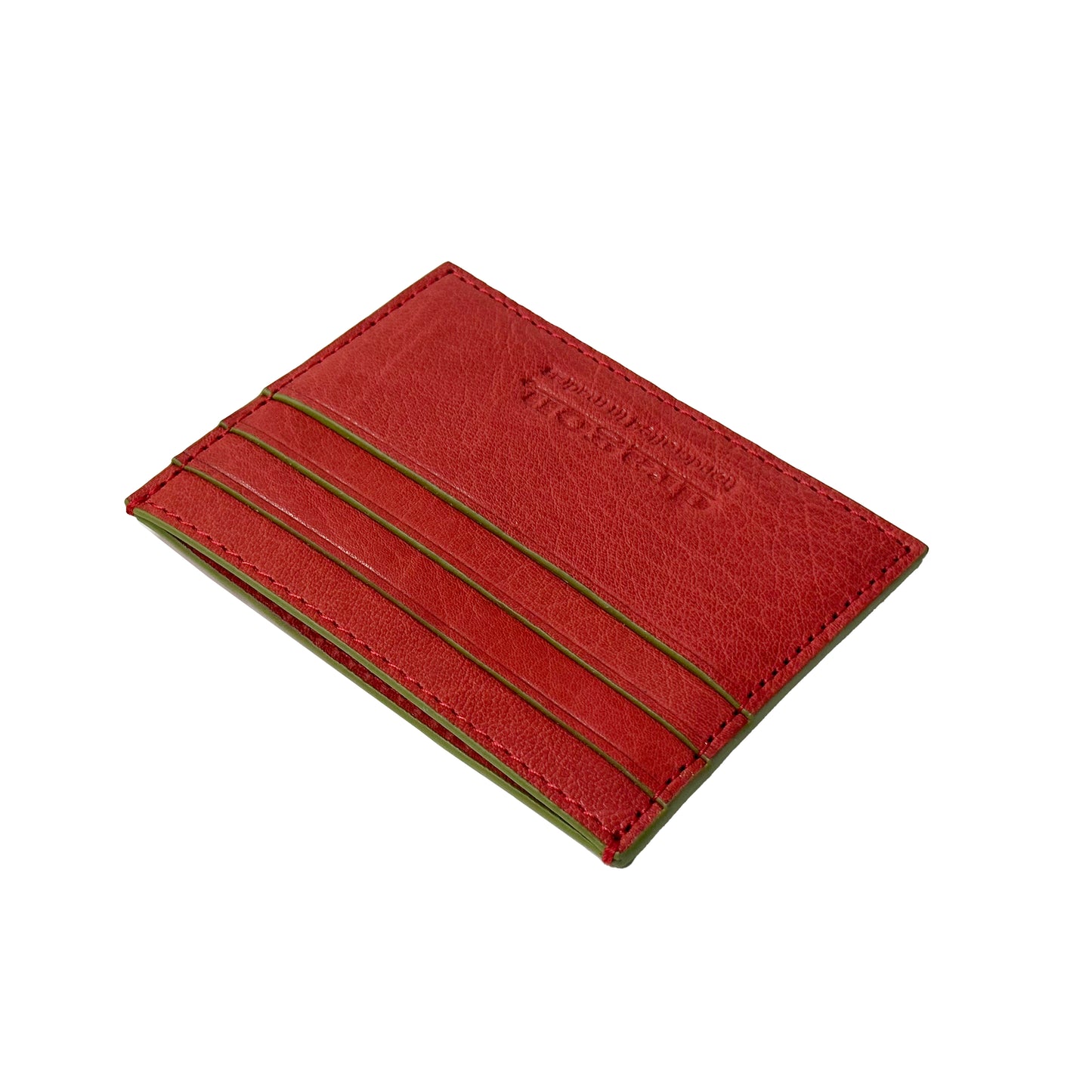CHECK CARD HOLDER RED  ON SALE 20%