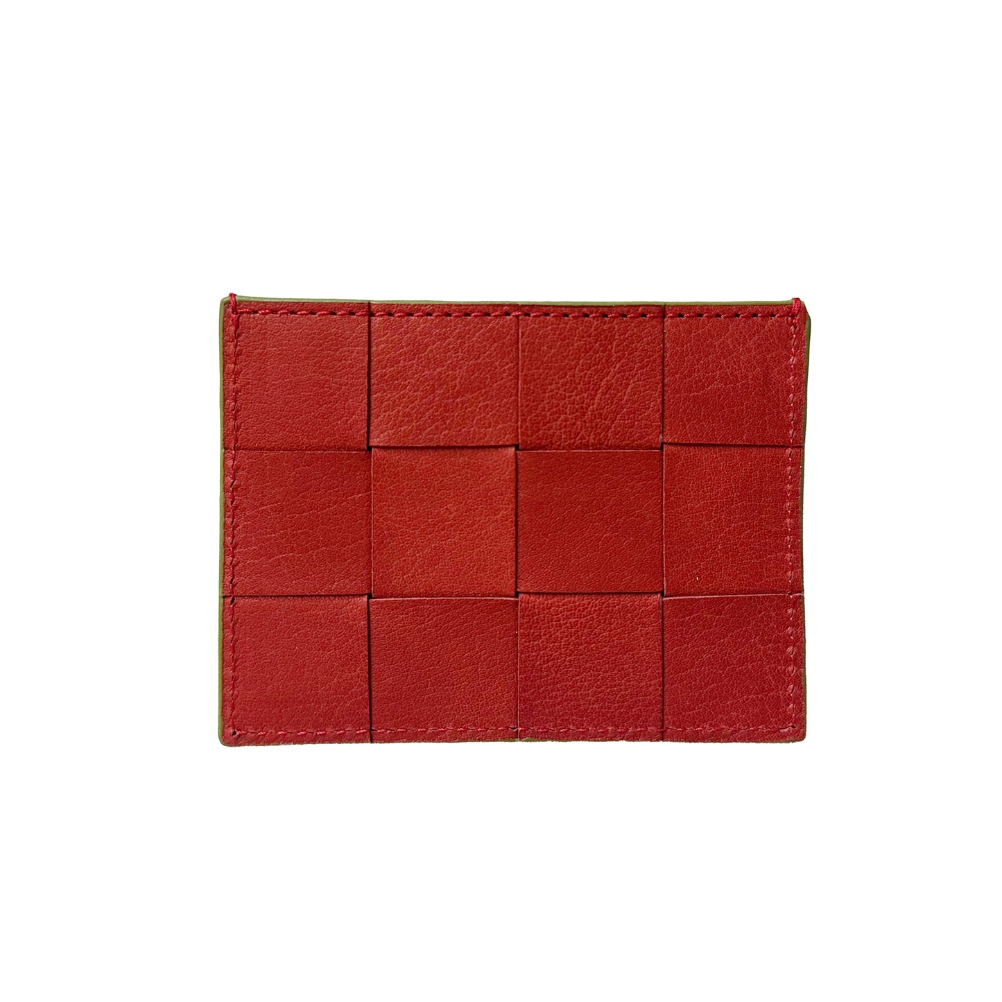 CHECK CARD HOLDER RED  ON SALE 20%