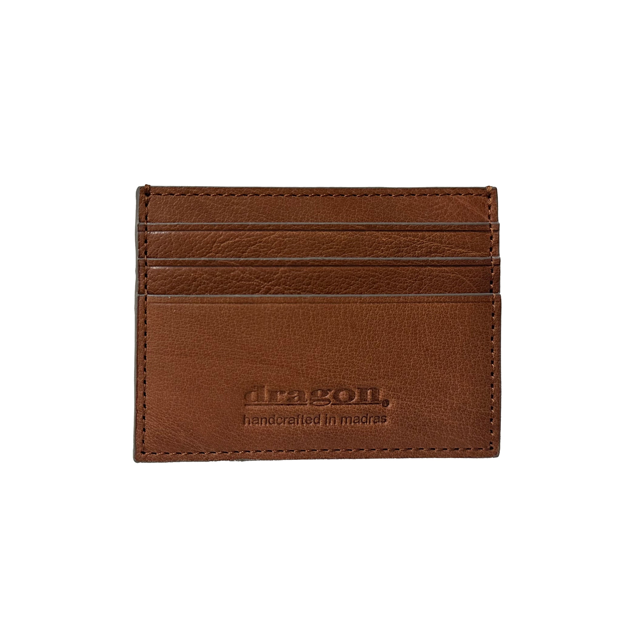 CHECK CARD HOLDER Tan