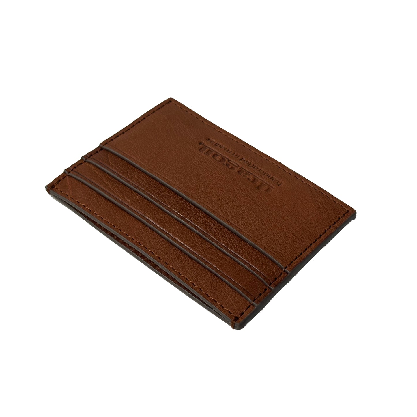 CHECK CARD HOLDER Tan