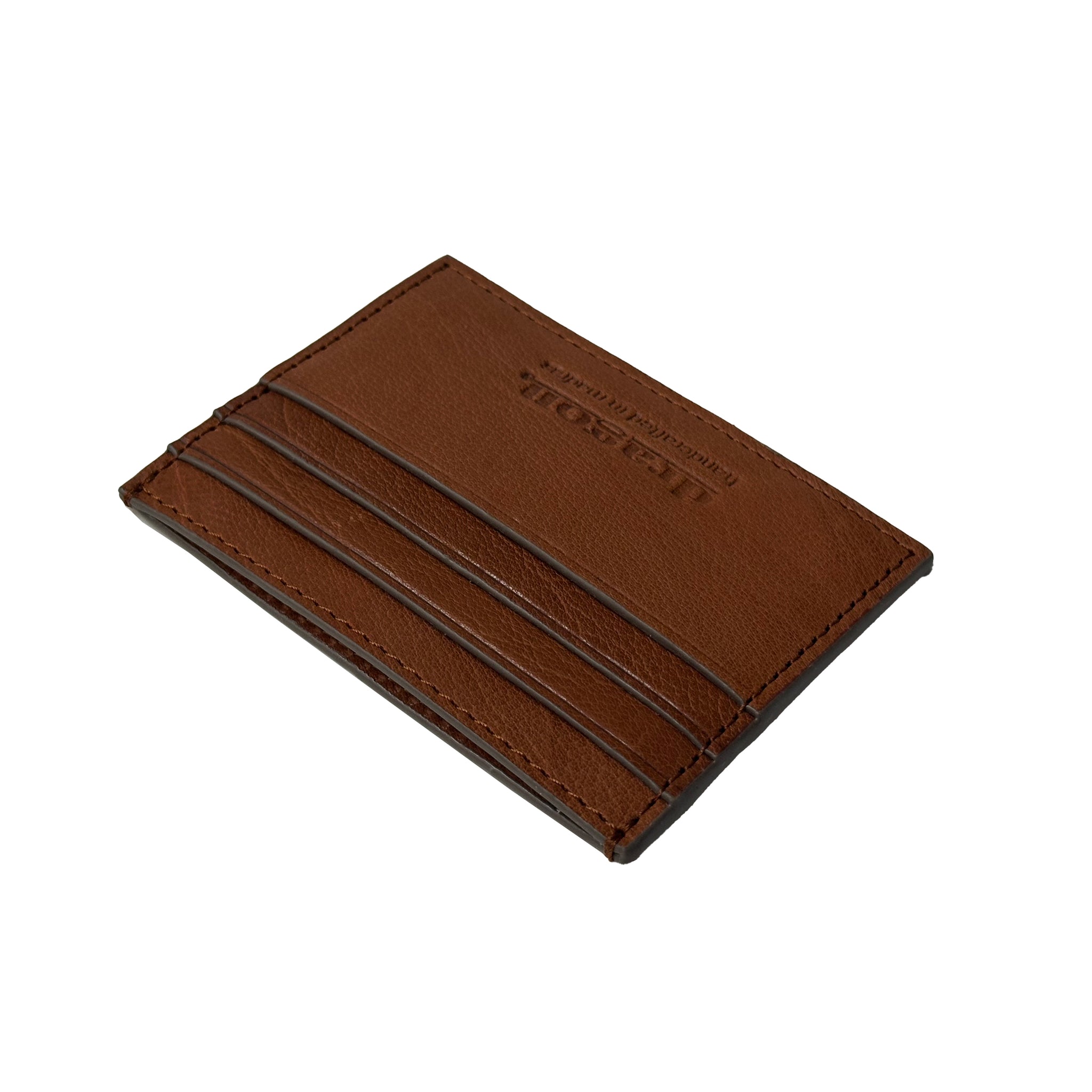 CHECK CARD HOLDER Tan