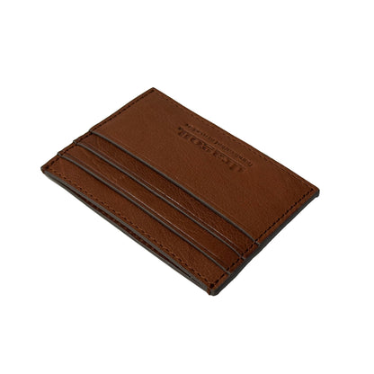 CHECK CARD HOLDER Tan