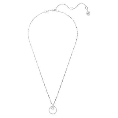 Constella pendant Round cut White Rhodium plated