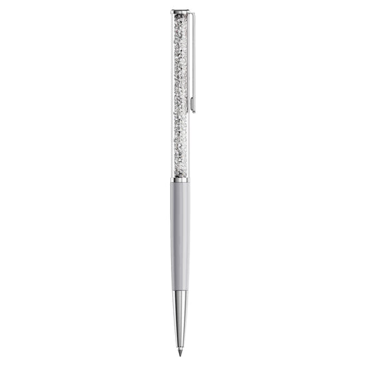 Crystalline Silk ballpoint pen White White lacquered Chrome Plated