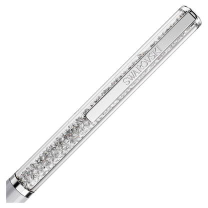 Crystalline Silk ballpoint pen White White lacquered Chrome Plated