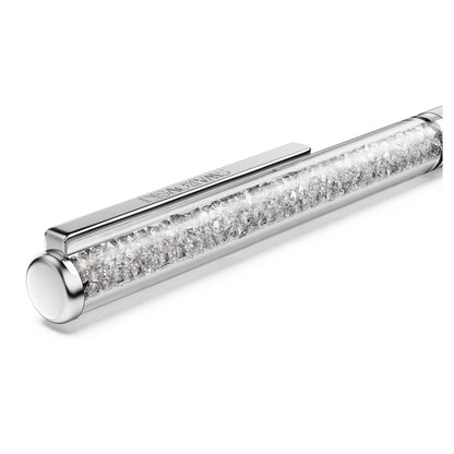 Crystalline Silk ballpoint pen White White lacquered Chrome Plated