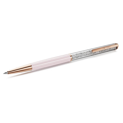 Crystalline Silk ballpoint pen Pink Pink lacquered Rose gold-tone plated