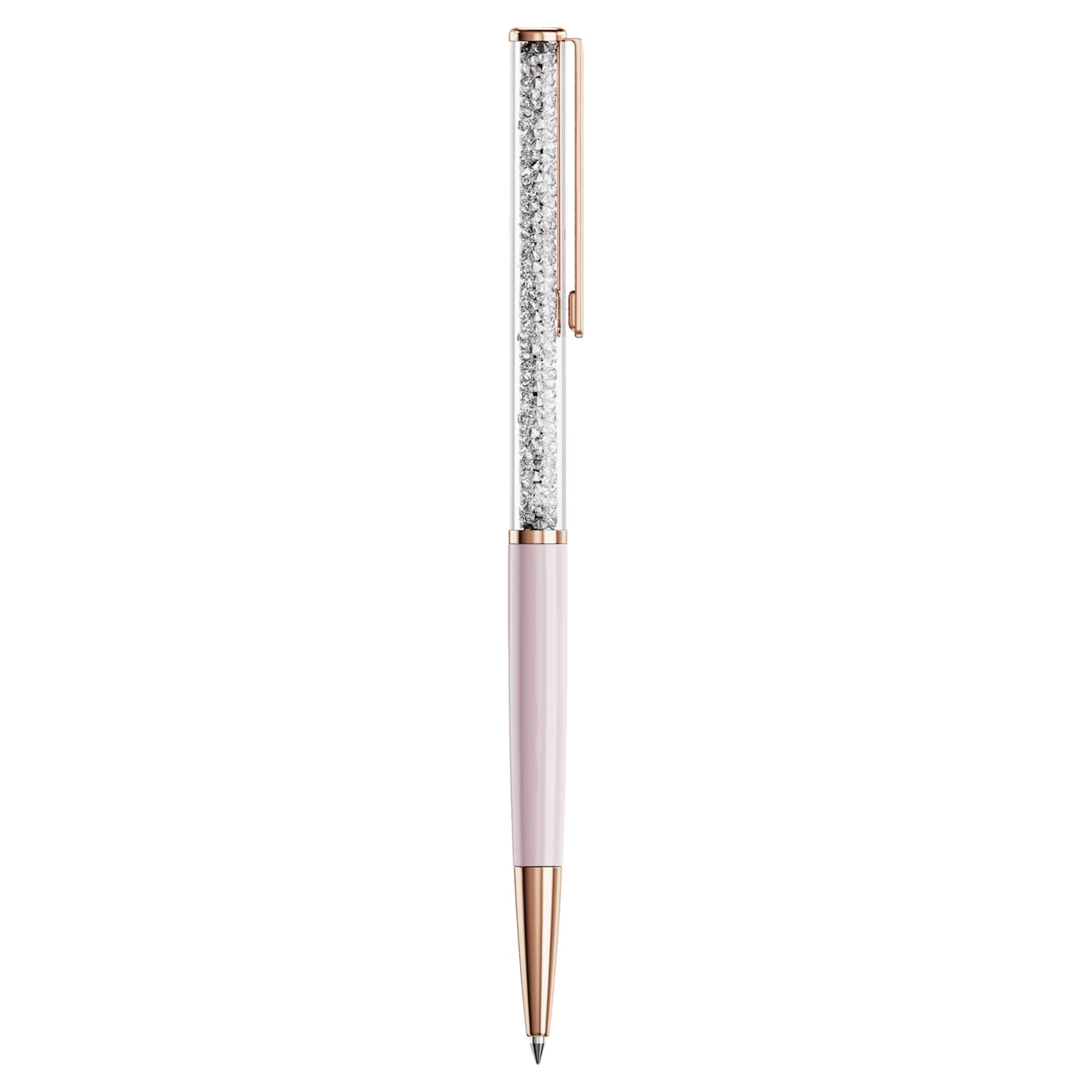 Crystalline Silk ballpoint pen Pink Pink lacquered Rose gold-tone plated