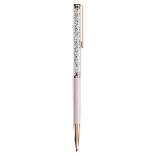 Crystalline Silk ballpoint pen Pink Pink lacquered Rose gold-tone plated