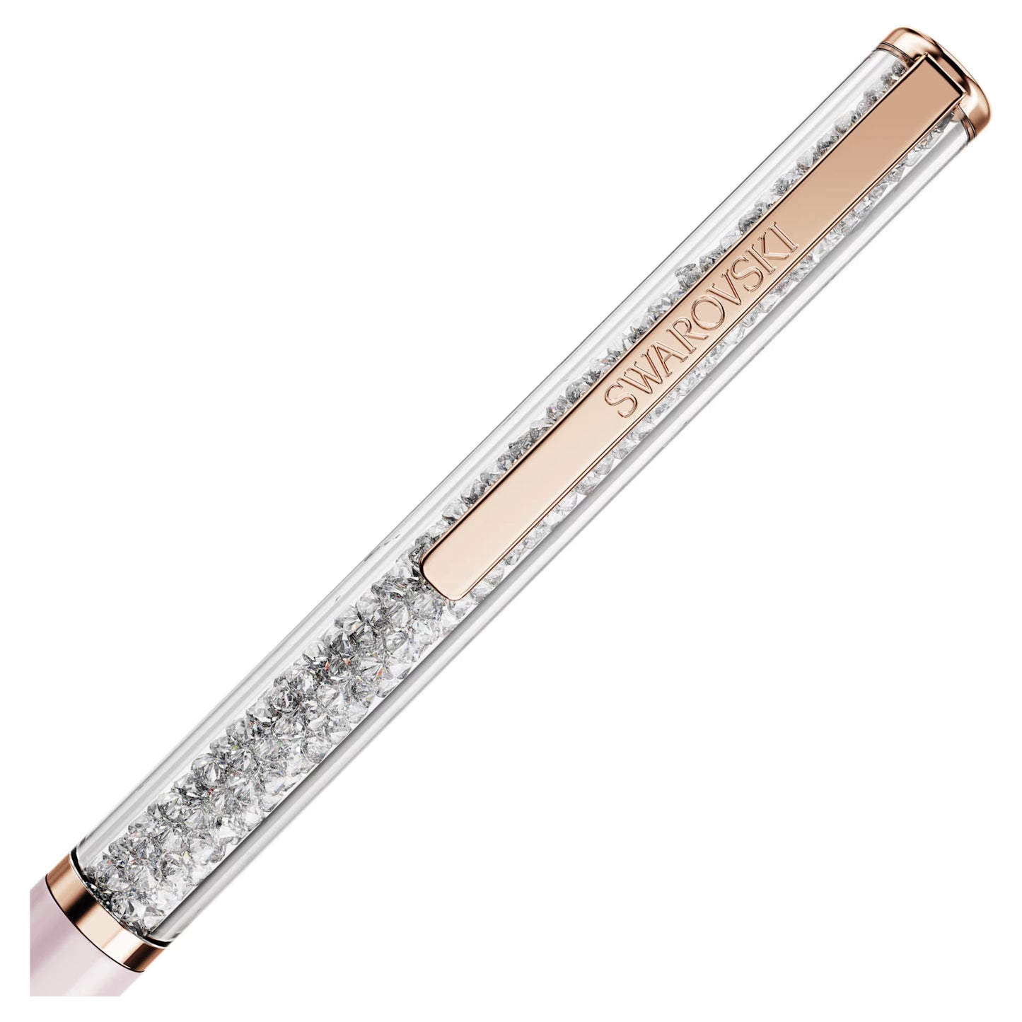 Crystalline Silk ballpoint pen Pink Pink lacquered Rose gold-tone plated