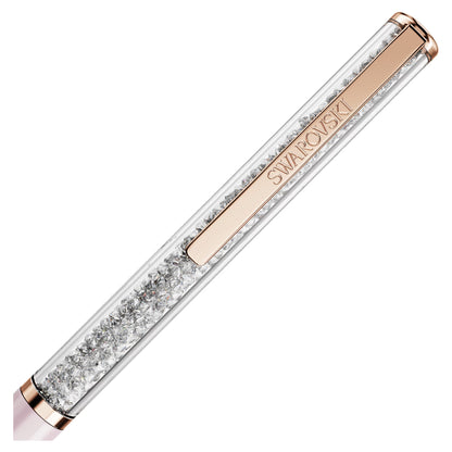 Crystalline Silk ballpoint pen Pink Pink lacquered Rose gold-tone plated