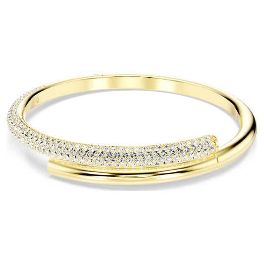 Dextera bangle Magnetic closure White Gold-tone plated Size: S