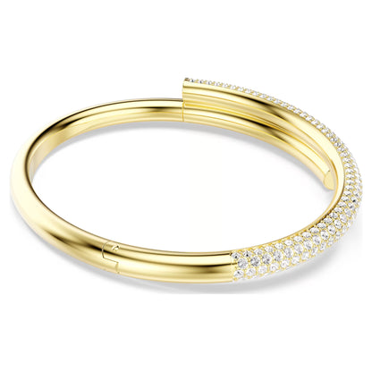 Dextera bangle Magnetic closure White Gold-tone plated Size: S