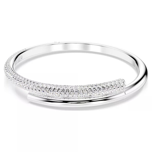 Dextera bangle Magnetic closure White Rhodium plated Size: M