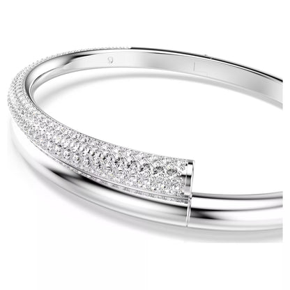 Dextera bangle Magnetic closure White Rhodium plated Size: M