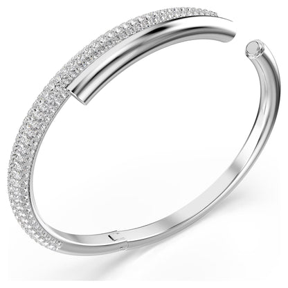 Dextera bangle Magnetic closure White Rhodium plated Size: M