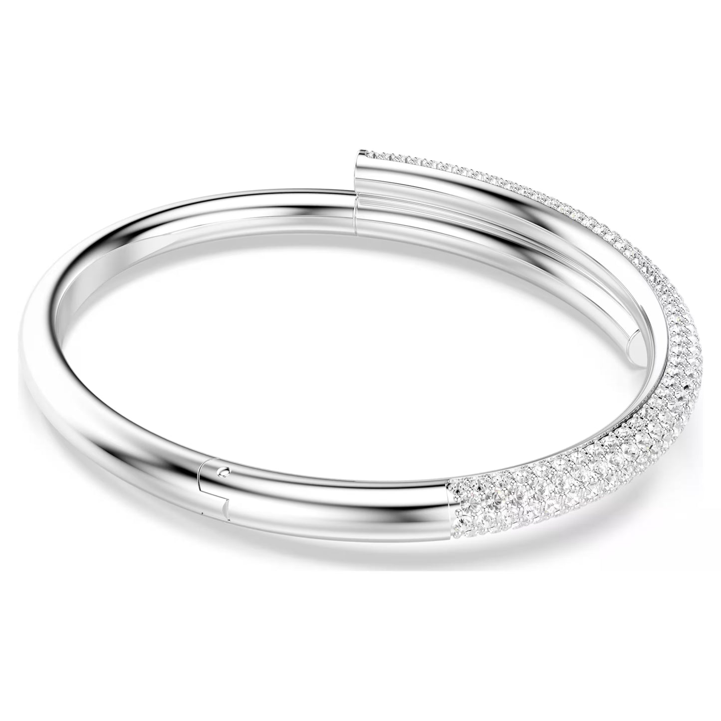 Dextera bangle Magnetic closure White Rhodium plated Size: M