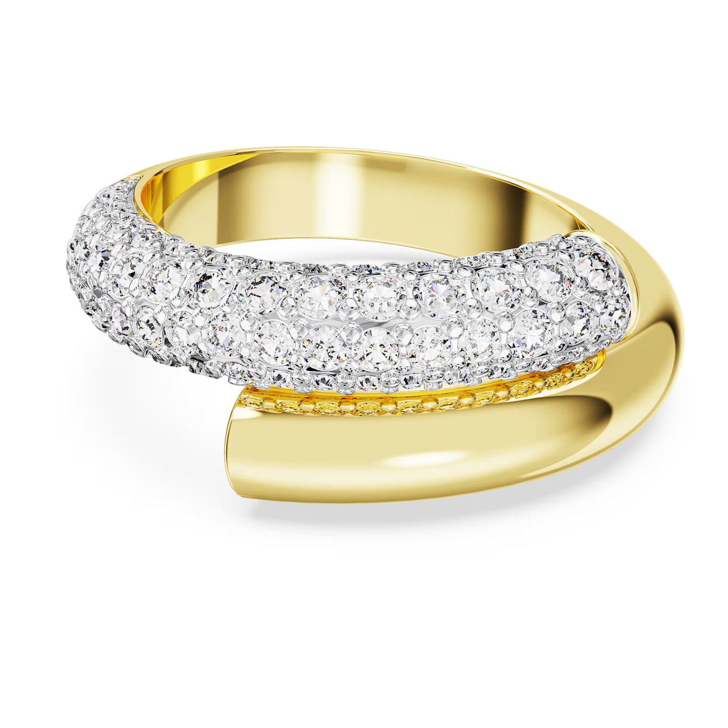 Dextera ring White Gold-tone plated Size: 52