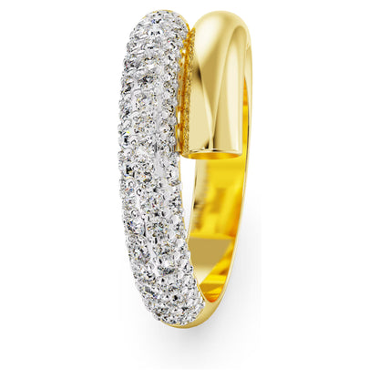 Dextera ring White Gold-tone plated Size: 52