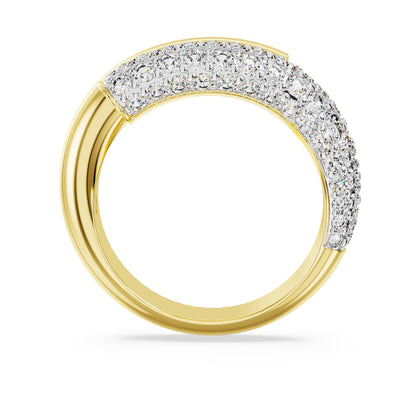 Dextera ring White Gold-tone plated Size: 52